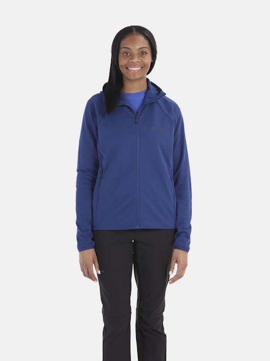 Women's Leconte Tech Grid Full-Zip Fleece Hoody