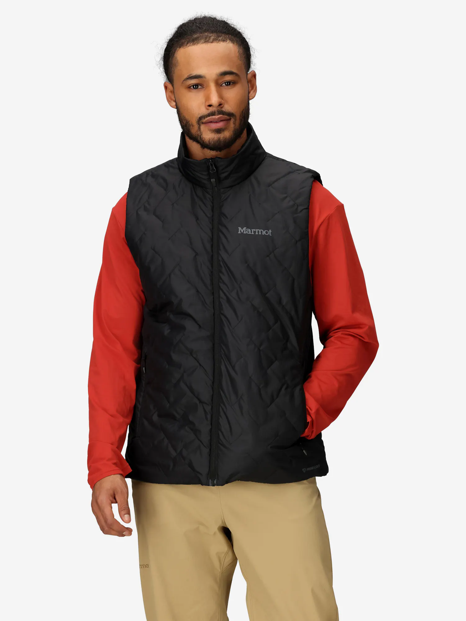 Marmot Men’s MonoQuilt PrimaLoft® Insulated Vest in Black