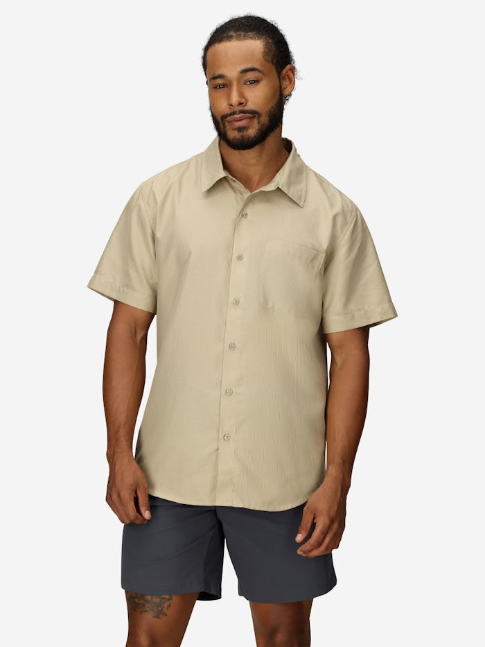 Men's AirExchange Perforated Short-Sleeve Shirt