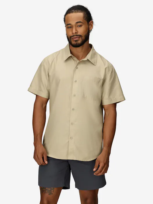 Men's AirExchange Perforated Short-Sleeve Shirt