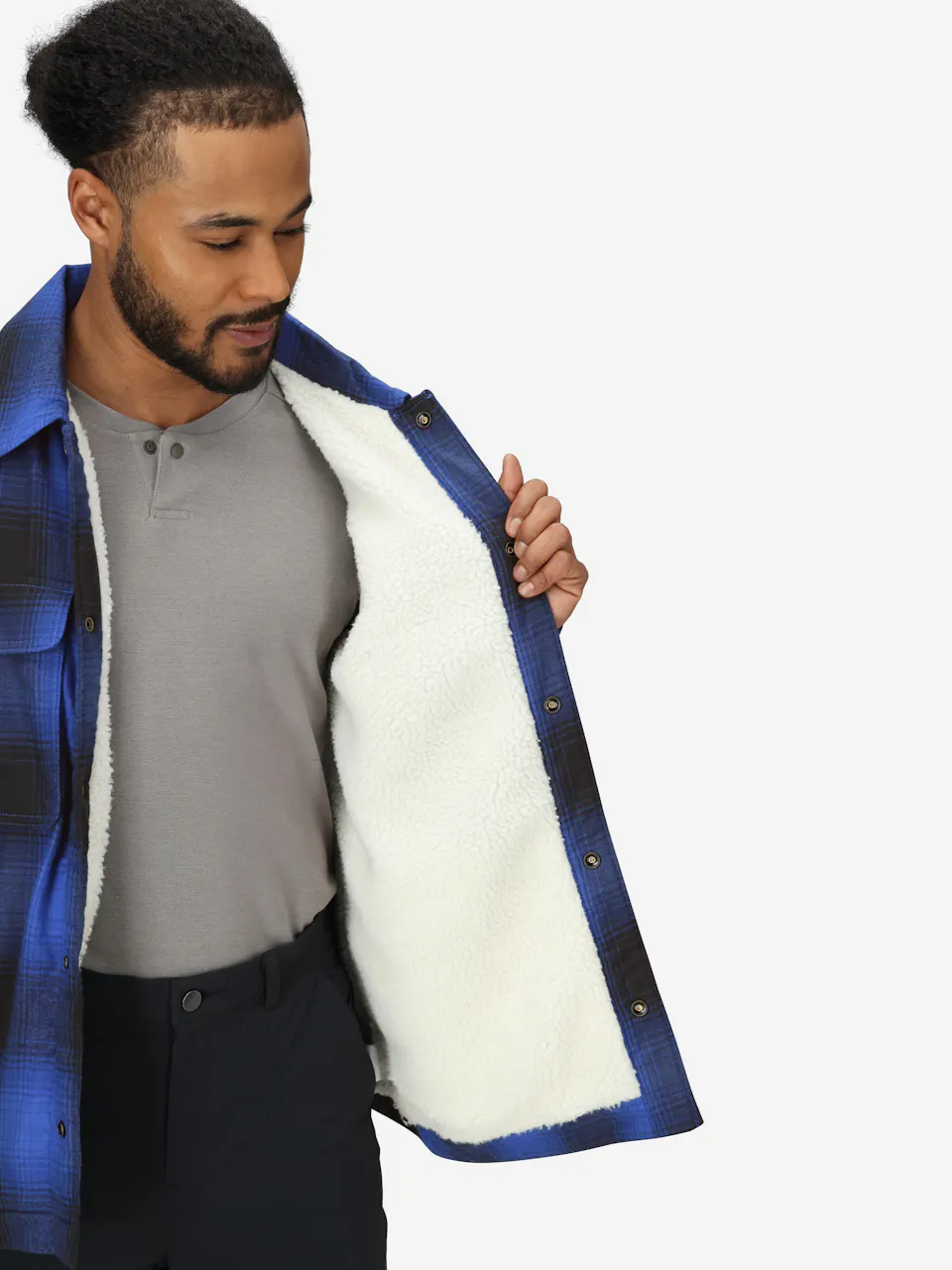 Ridgefield Sherpa Flannel Shirt Jacket