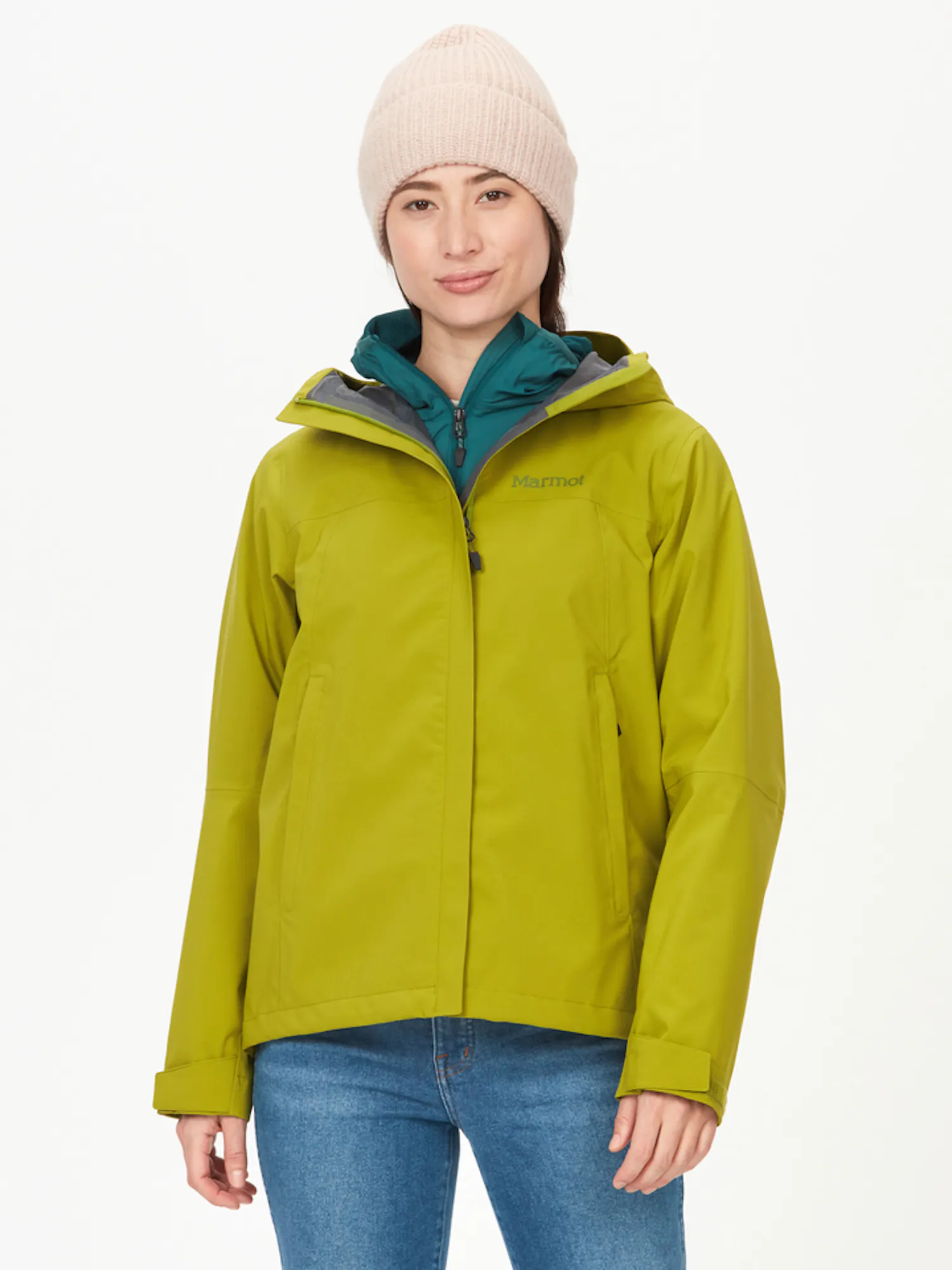 Marmot Women's PreCip® Eco Pro Jacket in Cilantro