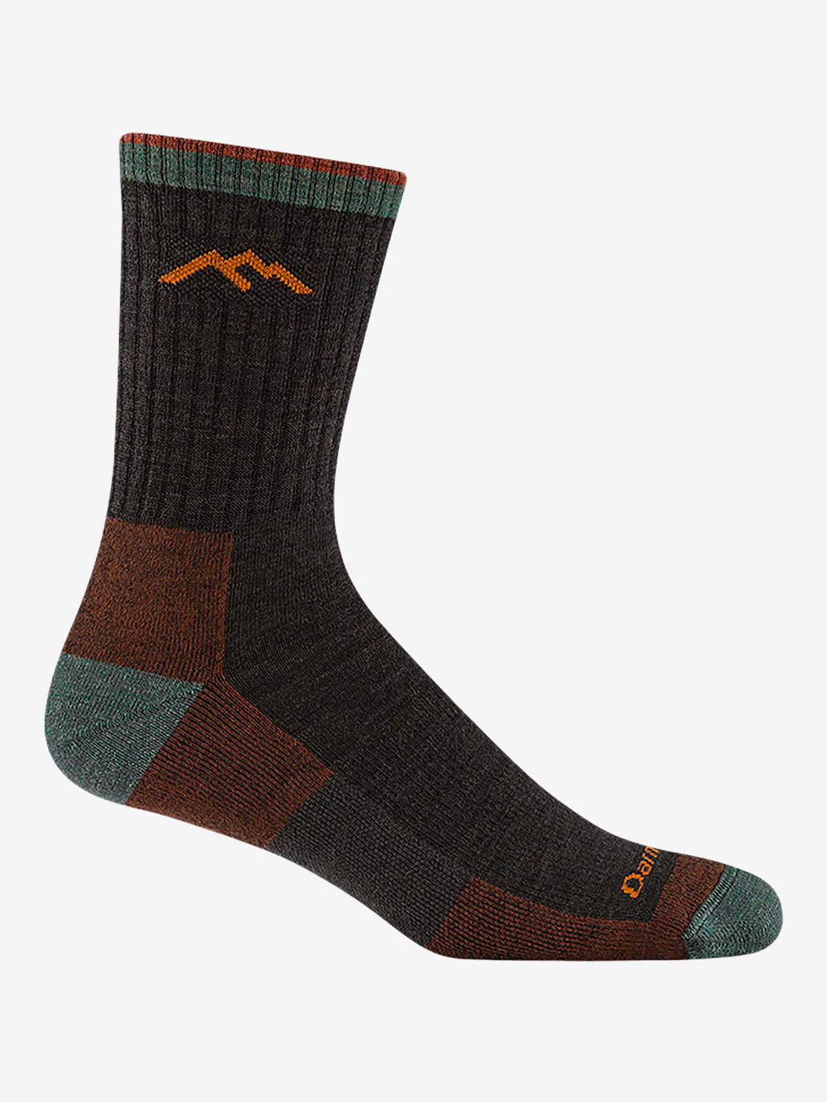 Hiker Micro Crew Midweight with Cushion-Darn Tough Walnut