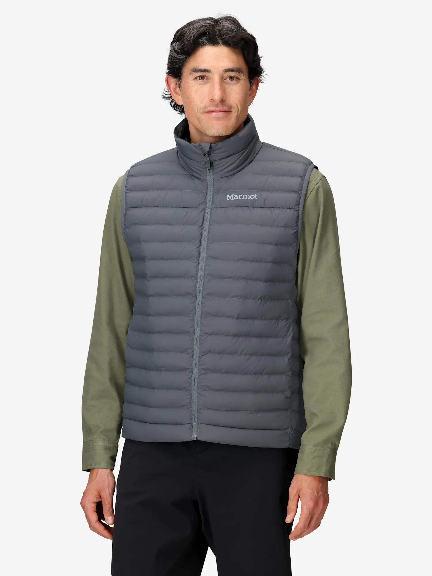 Marmot Men's Echo Featherless Insulated Vest in Steel Onyx