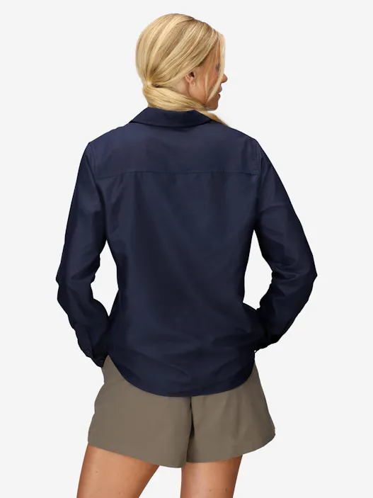 Women's AirExchange Perforated Long-Sleeve Shirt