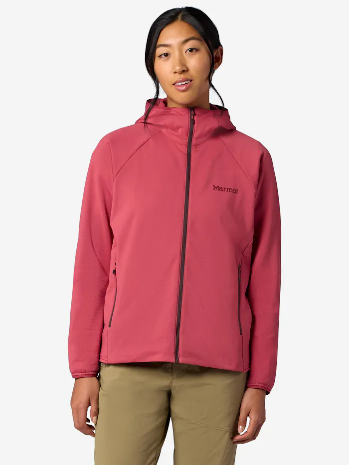 Women's Leconte Tech Grid Full-Zip Fleece Hoody
