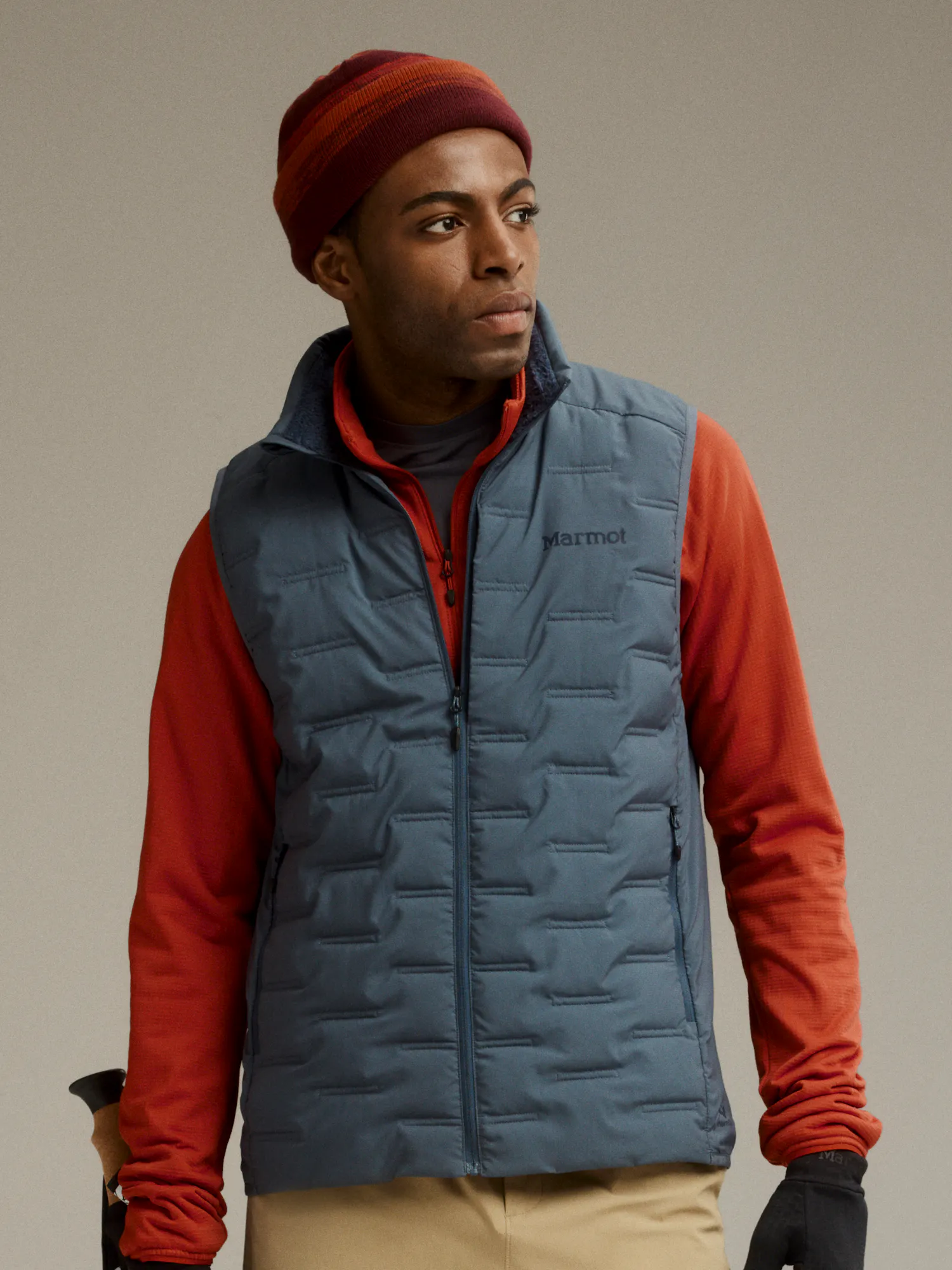 Marmot Men’s WarmCube® Active Aerothermal PrimaLoft® Insulated Vest (Fall 2025) in Thunderhead