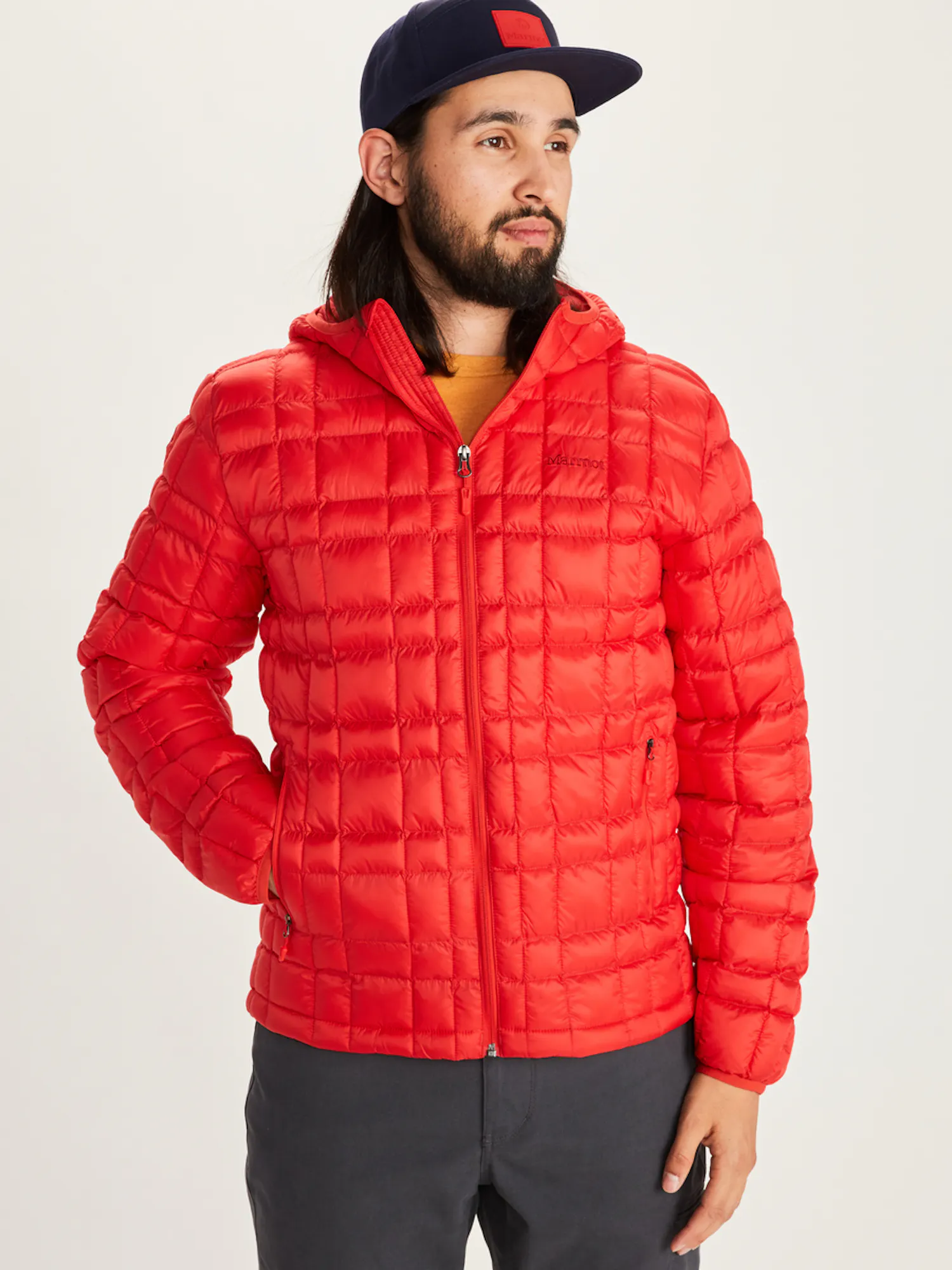 Marmot Featherless Hoody in Victory Red