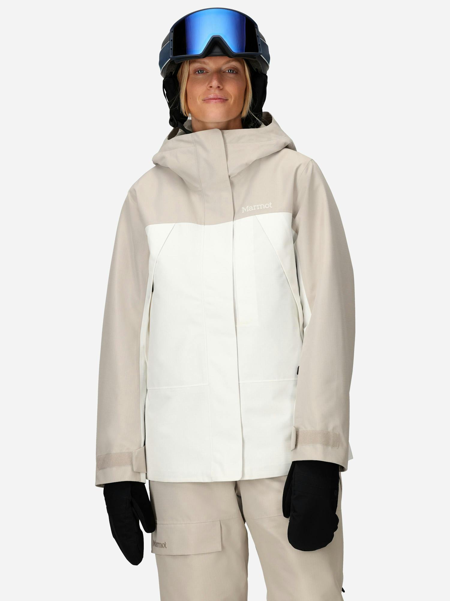 Marmot Women's Glades Insulated Jacket in Birch Bark/Pearl