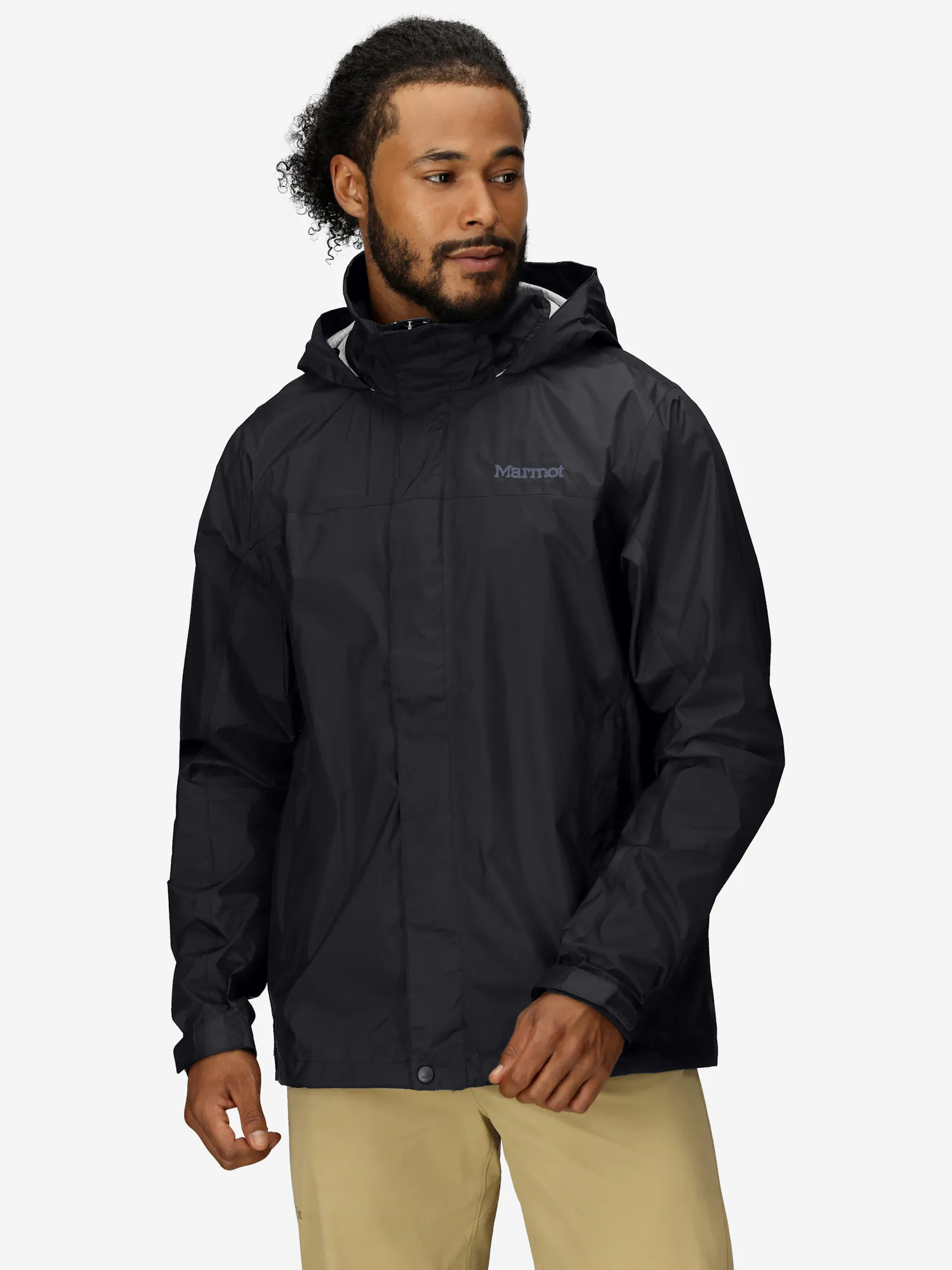 Marmot Men's PreCip® Eco Rain Jacket in Black