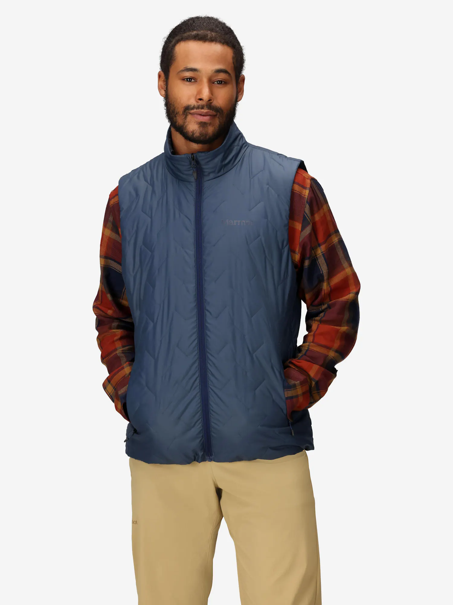 Marmot Men’s MonoQuilt PrimaLoft® Insulated Vest in Thunderhead