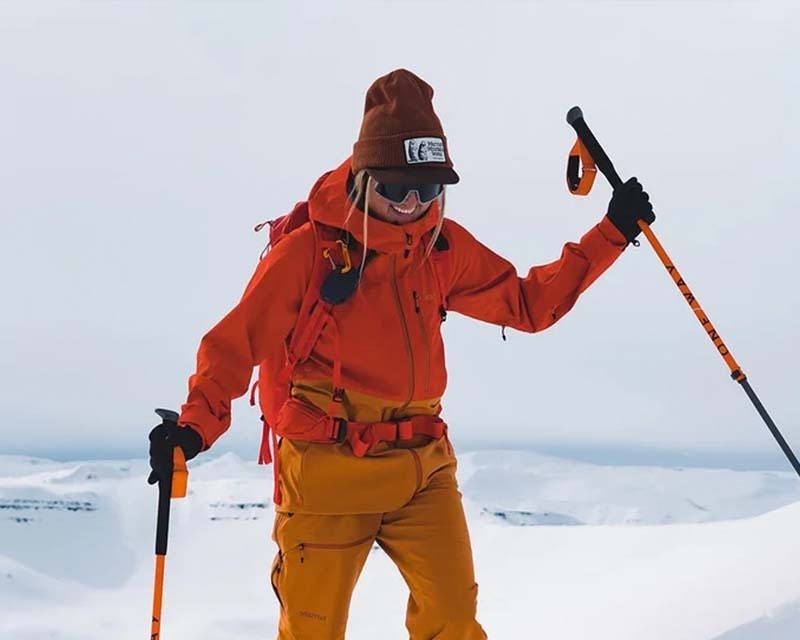 friends outdoor wearing assorted outdoor apparel